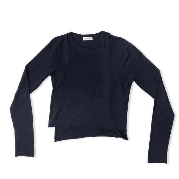 James Street Co ASYMMETRICAL SET in NAVY XS - Picture 2 of 4